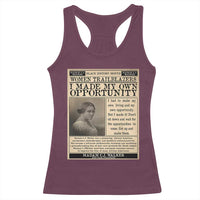 Madam C.J. Walker Racerback Tank Top I Made My Own Opportunity - Wonder Print Shop