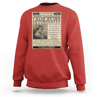 Madam C.J. Walker Sweatshirt I Made My Own Opportunity - Wonder Print Shop