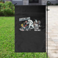 Greenland Not For Sale Garden Flag Political Humor Gift