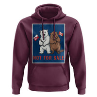 Funny Polar Bear And Beaver Political Protest Hoodie Not For Sale