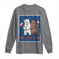 Funny Polar Bear And Beaver Political Protest Long Sleeve Shirt Not For Sale