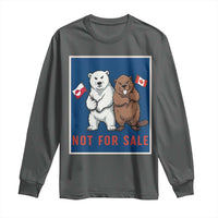 Funny Polar Bear And Beaver Political Protest Long Sleeve Shirt Not For Sale
