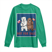 Funny Polar Bear And Beaver Political Protest Long Sleeve Shirt Not For Sale