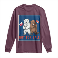 Funny Polar Bear And Beaver Political Protest Long Sleeve Shirt Not For Sale