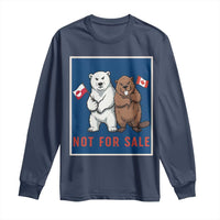 Funny Polar Bear And Beaver Political Protest Long Sleeve Shirt Not For Sale