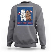 Funny Polar Bear And Beaver Political Protest Sweatshirt Not For Sale
