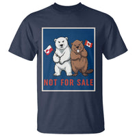 Funny Polar Bear And Beaver Political Protest T Shirt Not For Sale