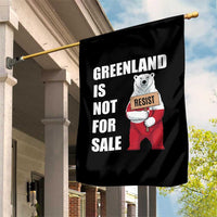 Greenland Not For Sale Garden Flag Anti Authoritarian Political Gag Gift