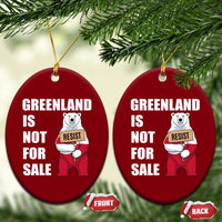 Greenland Not For Sale Ceramic Ornament Anti Authoritarian Political Gag Gift