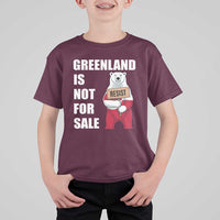 Greenland Not For Sale T Shirt For Kid Anti Authoritarian Political Gag Gift