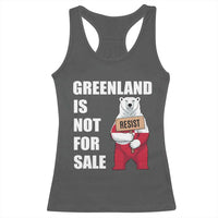 Greenland Not For Sale Racerback Tank Top Anti Authoritarian Political Gag Gift