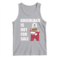 Greenland Not For Sale Tank Top Anti Authoritarian Political Gag Gift