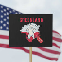 Greenland Is Not For Sale Protest Sign Support Greenlander Gift