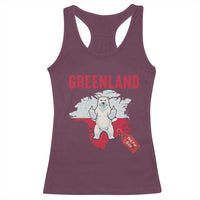 Greenland Is Not For Sale Racerback Tank Top Support Greenlander Gift