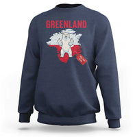 Greenland Is Not For Sale Sweatshirt Support Greenlander Gift