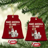 Make America Go Away Ceramic Ornament Greenland Support Gift