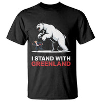 I Stand With Greenland T Shirt Anti Fascist Political Parody Gift
