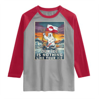Funny Our Ice Is Nothing Like Your Ice Raglan Shirt Greenland Support Gift