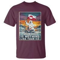 Funny Our Ice Is Nothing Like Your Ice T Shirt Greenland Support Gift