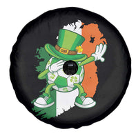 Funny Dabbing Soccer Ball Spare Tire Cover St Patricks Day