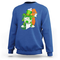 Funny Dabbing Soccer Ball Sweatshirt St Patricks Day