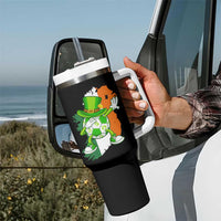 Funny Dabbing Soccer Ball Tumbler With Handle St Patricks Day