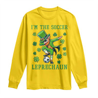 I Am The Soccer Leprechaun Long Sleeve Shirt Funny Irish Soccer
