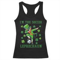 I Am The Soccer Leprechaun Racerback Tank Top Funny Irish Soccer