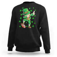 Dabbing Leprechaun Football St Patricks Day Boys Men Sports T-Shirt Sweatshirt