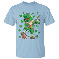 Dabbing Leprechaun Football St Patricks Day Boys Men Sports T-Shirt T Shirt