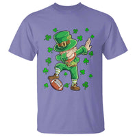Dabbing Leprechaun Football St Patricks Day Boys Men Sports T-Shirt T Shirt