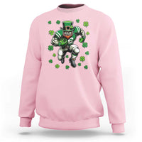 Leprechaun Football Dabbing Pose Sweatshirt Lucky Irish Gift
