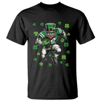 Leprechaun Football Dabbing Pose T Shirt Lucky Irish Gift
