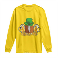 Funny Leprechaun Hat American Football Long Sleeve Shirt