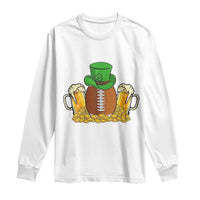 Funny Leprechaun Hat American Football Long Sleeve Shirt