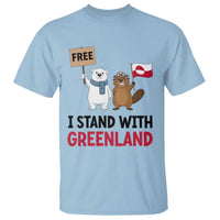 I Stand With Greenland T Shirt Anti Authoritarian Political Gag Gift