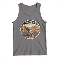 Route Highway 66 Motorcycle Eagle Tank Top Americana Adventure