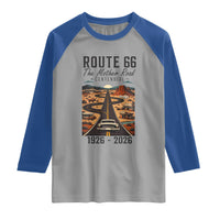 Route Highway 66 Mother Road Raglan Shirt Vintage Distressed Road Trip Adventure