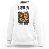 Route Highway 66 Mother Road Sweatshirt Vintage Distressed Road Trip Adventure
