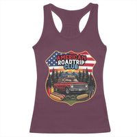 Route Highway 66 Racerback Tank Top Vintage American Roadtrip Club Road Trip