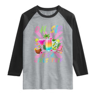 Oh Sip It Is A Girls Trip Raglan Shirt Funny Besties Vacation