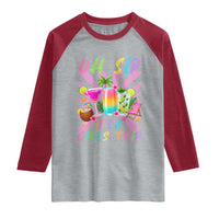 Oh Sip It Is A Girls Trip Raglan Shirt Funny Besties Vacation