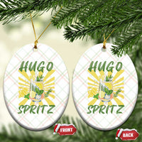 Hugo Spritz Ceramic Ornament Funny Tropical Cocktail Vacation