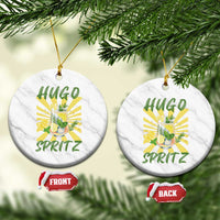 Hugo Spritz Ceramic Ornament Funny Tropical Cocktail Vacation