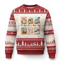 Oh Sip It Is A Girls Trip Ugly Christmas Sweater Beach Trip Best Friends Gift