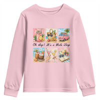 Oh Sip It Is A Girls Trip Youth Sweatshirt Beach Trip Best Friends Gift