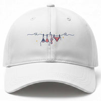 Patriotic American Flag Bikini Baseball Cap USA Summer Vacation Gift