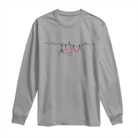 Patriotic American Flag Bikini Long Sleeve Shirt USA Summer Vacation Gift