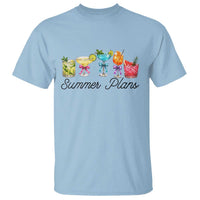 Funny Summer Plans T Shirt Refreshing Tropical Cocktail Lover Gift