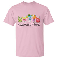 Funny Summer Plans T Shirt Refreshing Tropical Cocktail Lover Gift